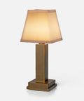 Rechargeable lamp Albert aged brass by NEOZ Lighting